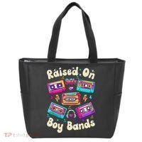 Raised On 90s Boy Bands Cassette Tape Retro Tote Bag thumb 0