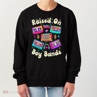 Raised On 90s Boy Bands Cassette Tape Women's Sweatshirt thumb 0