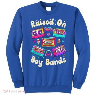 Raised On 90s Boy Bands Cassette Tape Sweatshirt