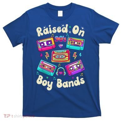 Raised On 90s Boy Bands Cassette Tape T-Shirt