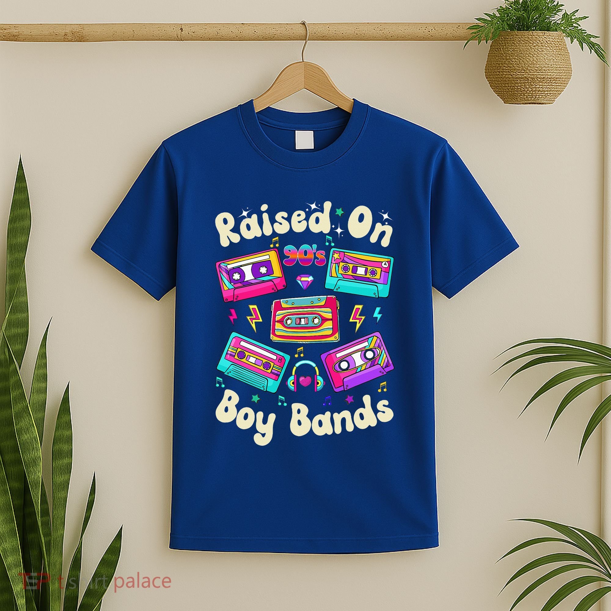 Raised On 90s Boy Bands Cassette Tape T-Shirt