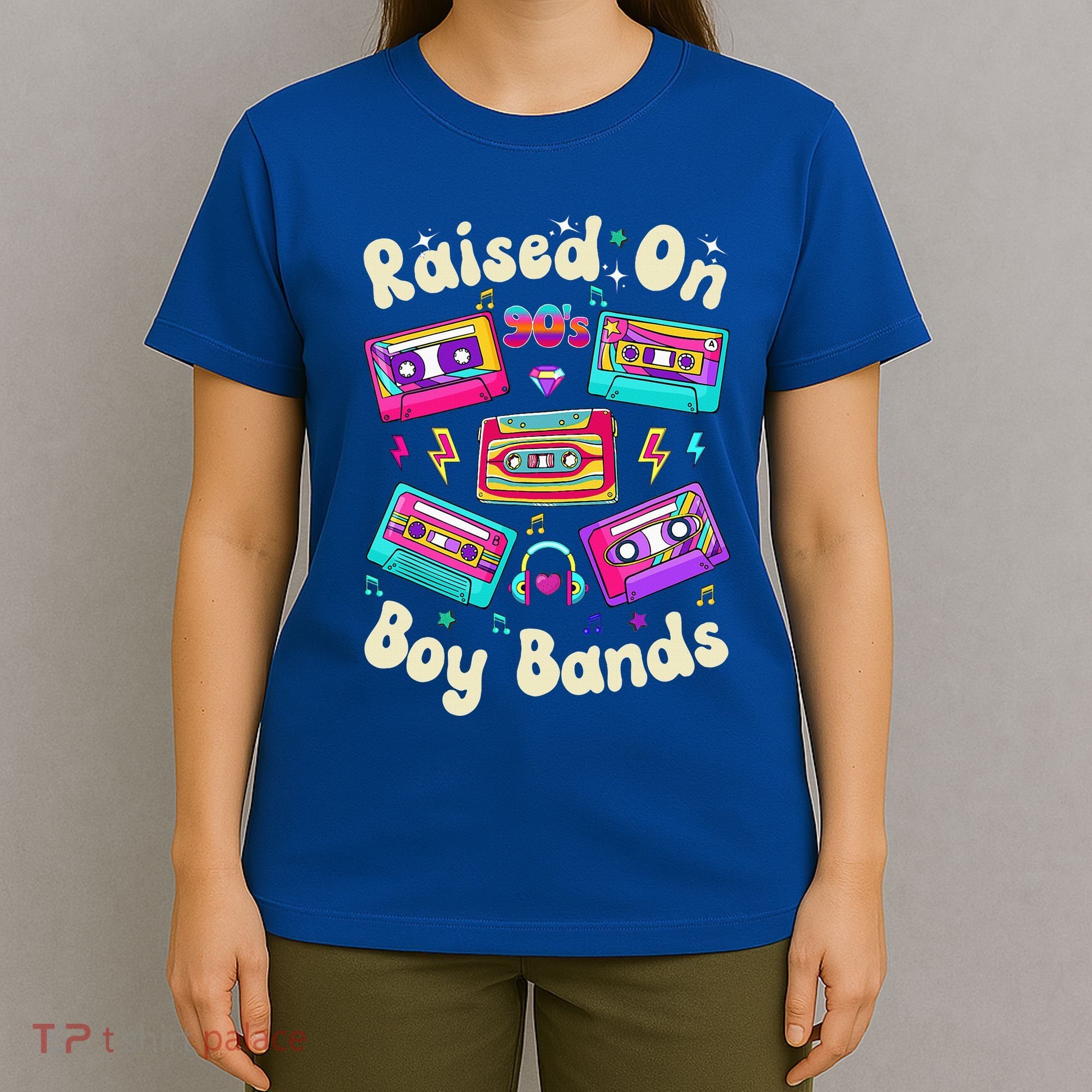 Raised On 90s Boy Bands Cassette Tape T-Shirt