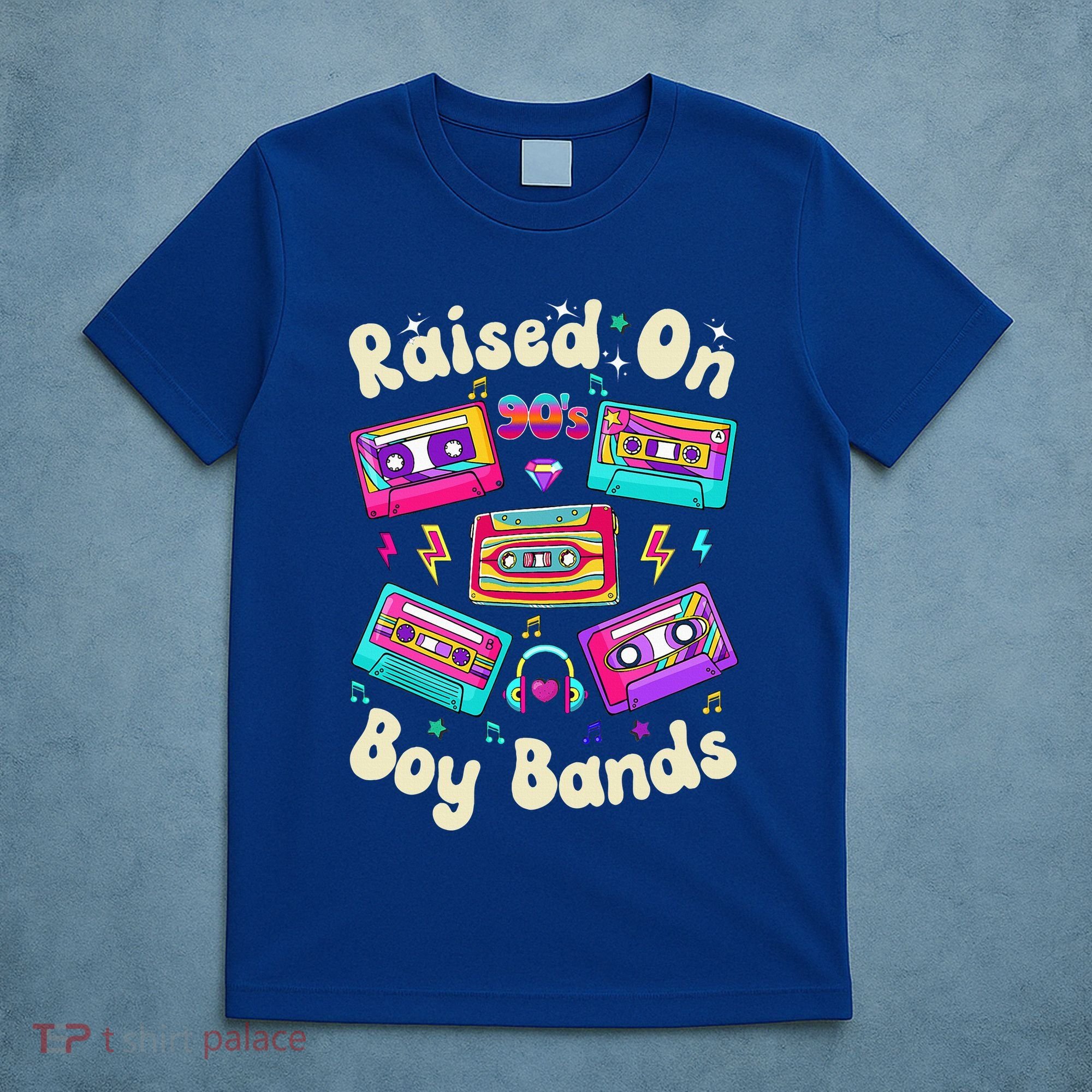 Raised On 90s Boy Bands Cassette Tape T-Shirt