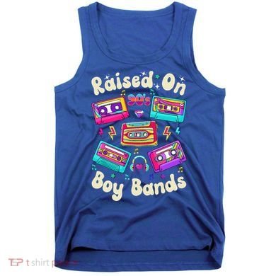 Raised On 90s Boy Bands Cassette Tape Tank Top