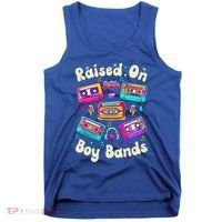 Raised On 90s Boy Bands Cassette Tape Tank Top thumb 0