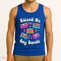 Raised On 90s Boy Bands Cassette Tape Tank Top thumb 3