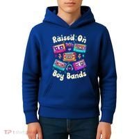 Raised On 90s Boy Bands Cassette Tape Kids Hoodie thumb 4