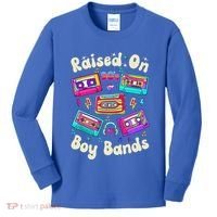 Raised On 90s Boy Bands Cassette Tape Kids Long Sleeve Shirt thumb 0