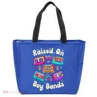 Raised On 90s Boy Bands Cassette Tape Tote Bag thumb 0