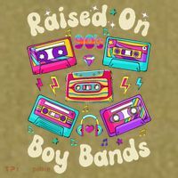 Raised On 90s Boy Bands Cassette Tape Garment-Dyed Women's Muscle Tee thumb 6