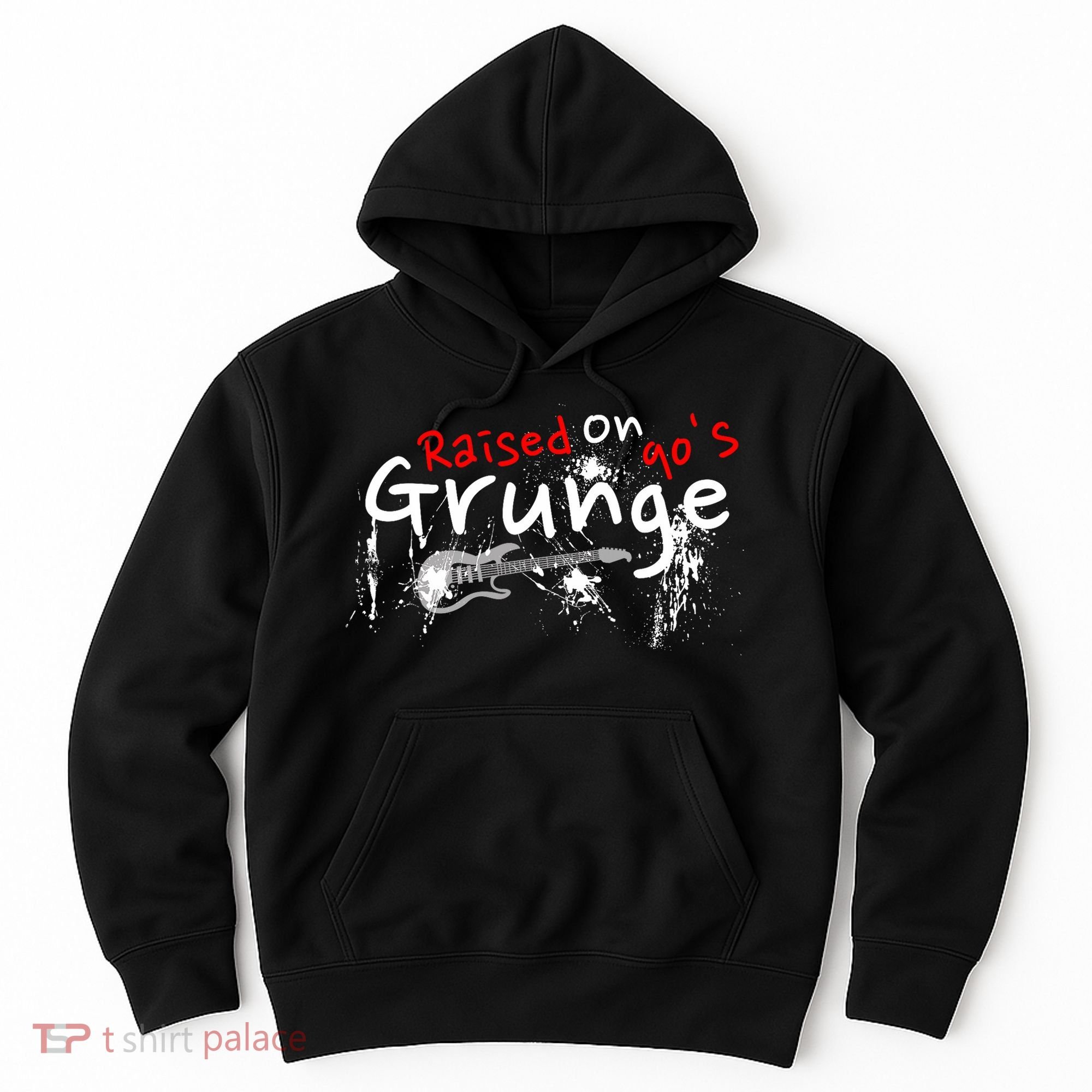 Raised On 90S Grunge Rock Music Lover Hoodie