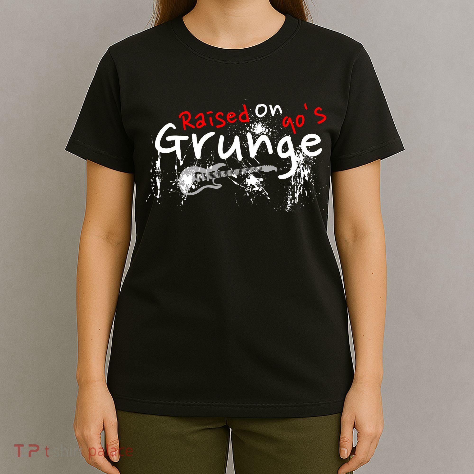Raised On 90S Grunge Rock Music Lover T-Shirt