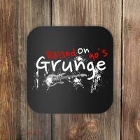 Raised On 90S Grunge Rock Music Lover Coaster thumb 0