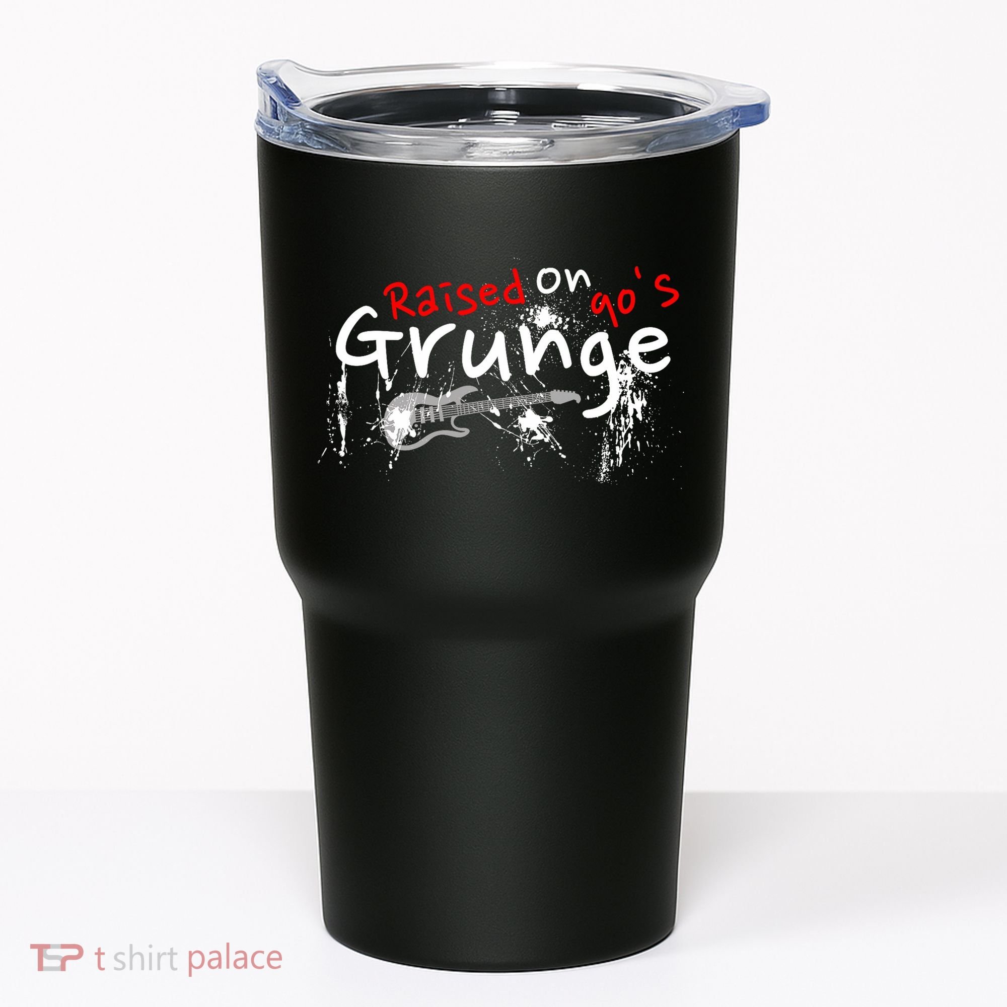 Raised On 90S Grunge Rock Music Lover Tumbler