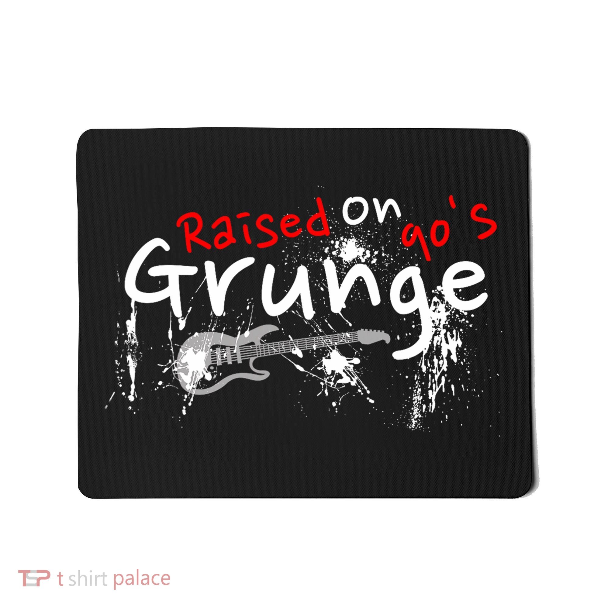 Raised On 90S Grunge Rock Music Lover Mousepad
