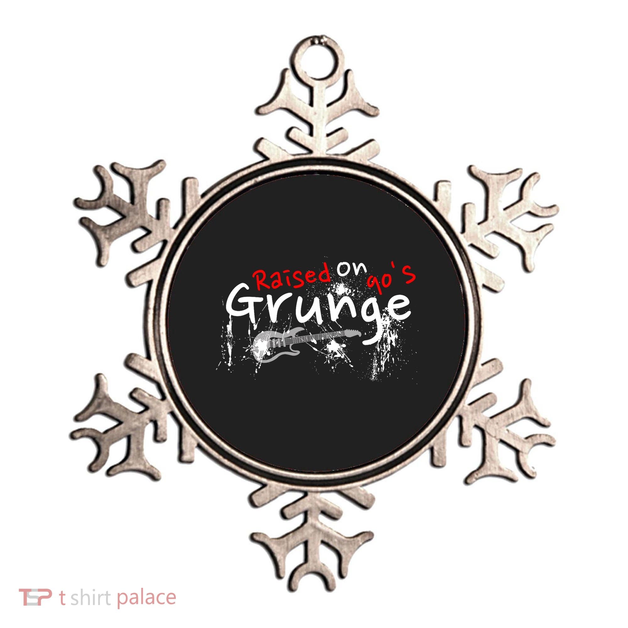 Raised On 90S Grunge Rock Music Lover Ornament