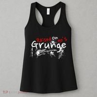 Raised On 90S Grunge Rock Music Lover Women's Tank Top thumb 3