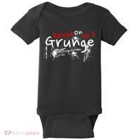 Raised On 90S Grunge Rock Music Lover Baby Bodysuit thumb 0