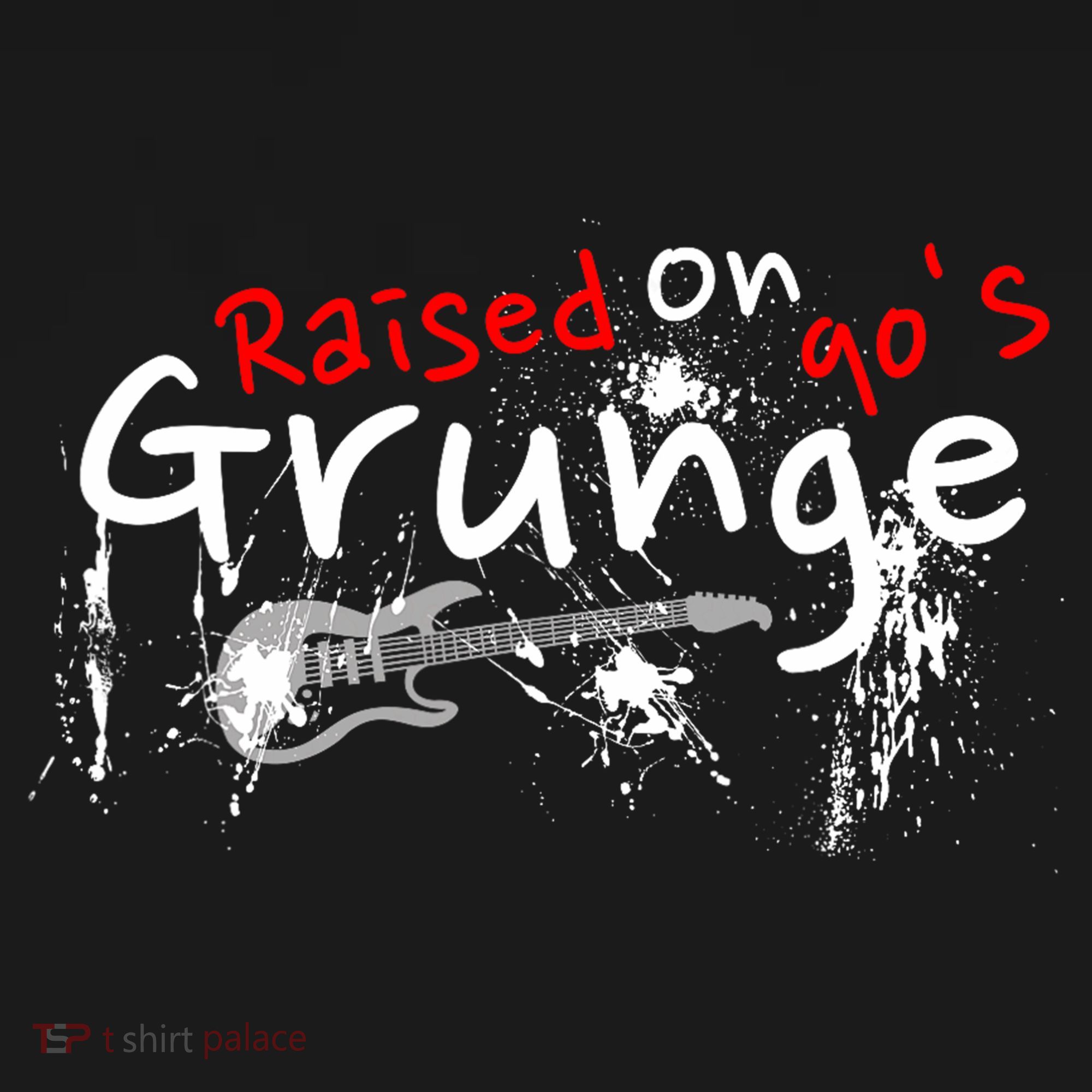 Raised On 90S Grunge Rock Music Lover Baby Bodysuit