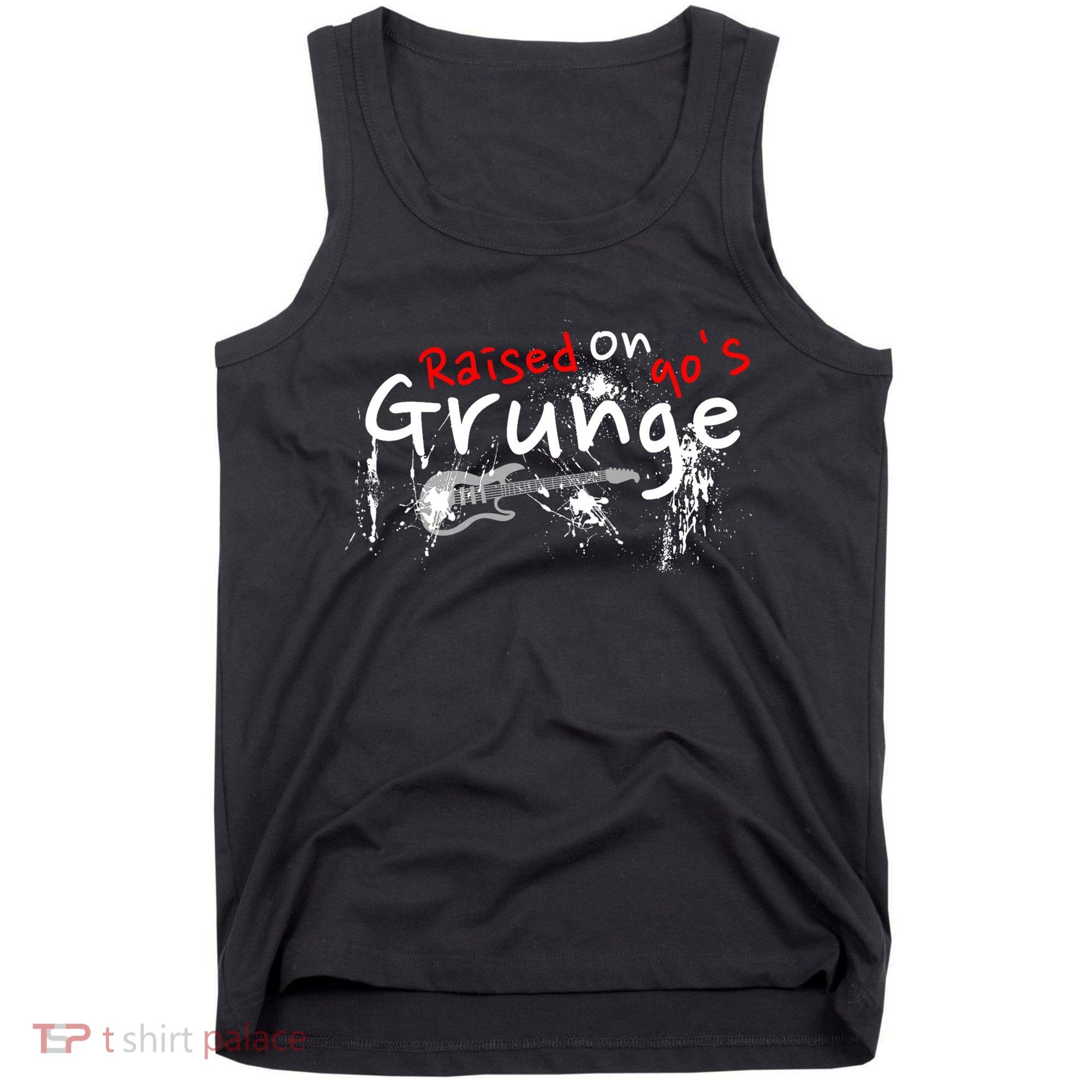 Raised On 90S Grunge Rock Music Lover Tank Top