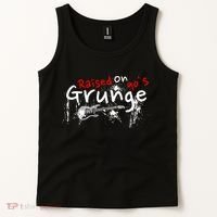 Raised On 90S Grunge Rock Music Lover Tank Top thumb 2