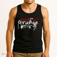 Raised On 90S Grunge Rock Music Lover Tank Top thumb 3