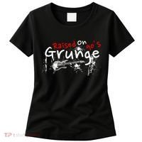 Raised On 90S Grunge Rock Music Lover Women's T-Shirt thumb 0