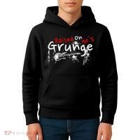 Raised On 90S Grunge Rock Music Lover Kids Hoodie thumb 4