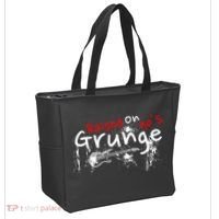Raised On 90S Grunge Rock Music Lover Tote Bag thumb 2