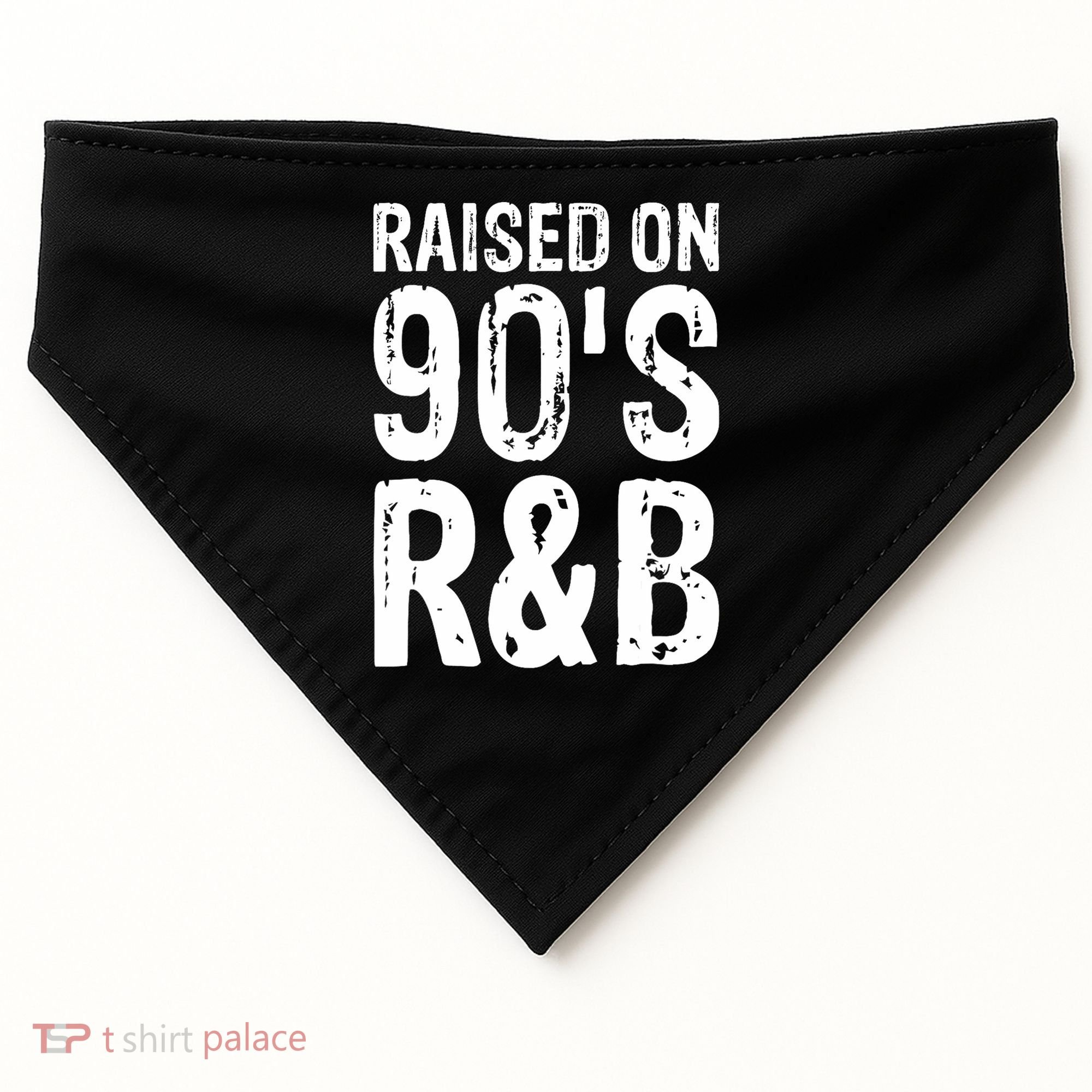 Raised On 90S R&B USA-Made Doggie Bandana