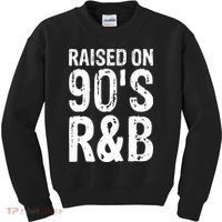 Raised On 90S R&B Kids Sweatshirt thumb 0