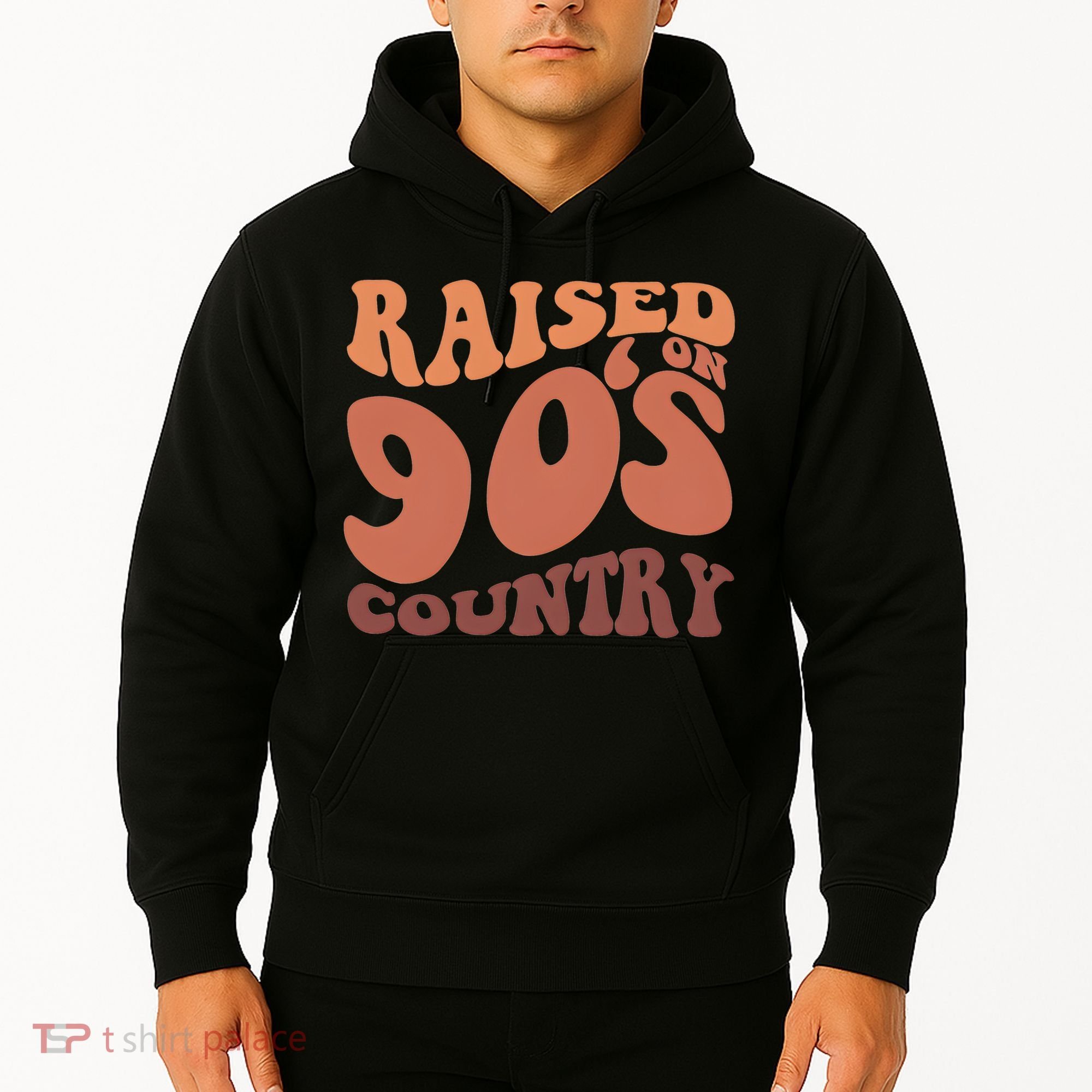Raised On 90s Country Retro 90S Country Hoodie