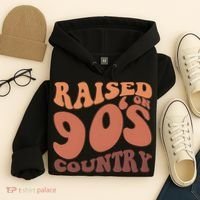 Raised On 90s Country Retro 90S Country Hoodie thumb 4