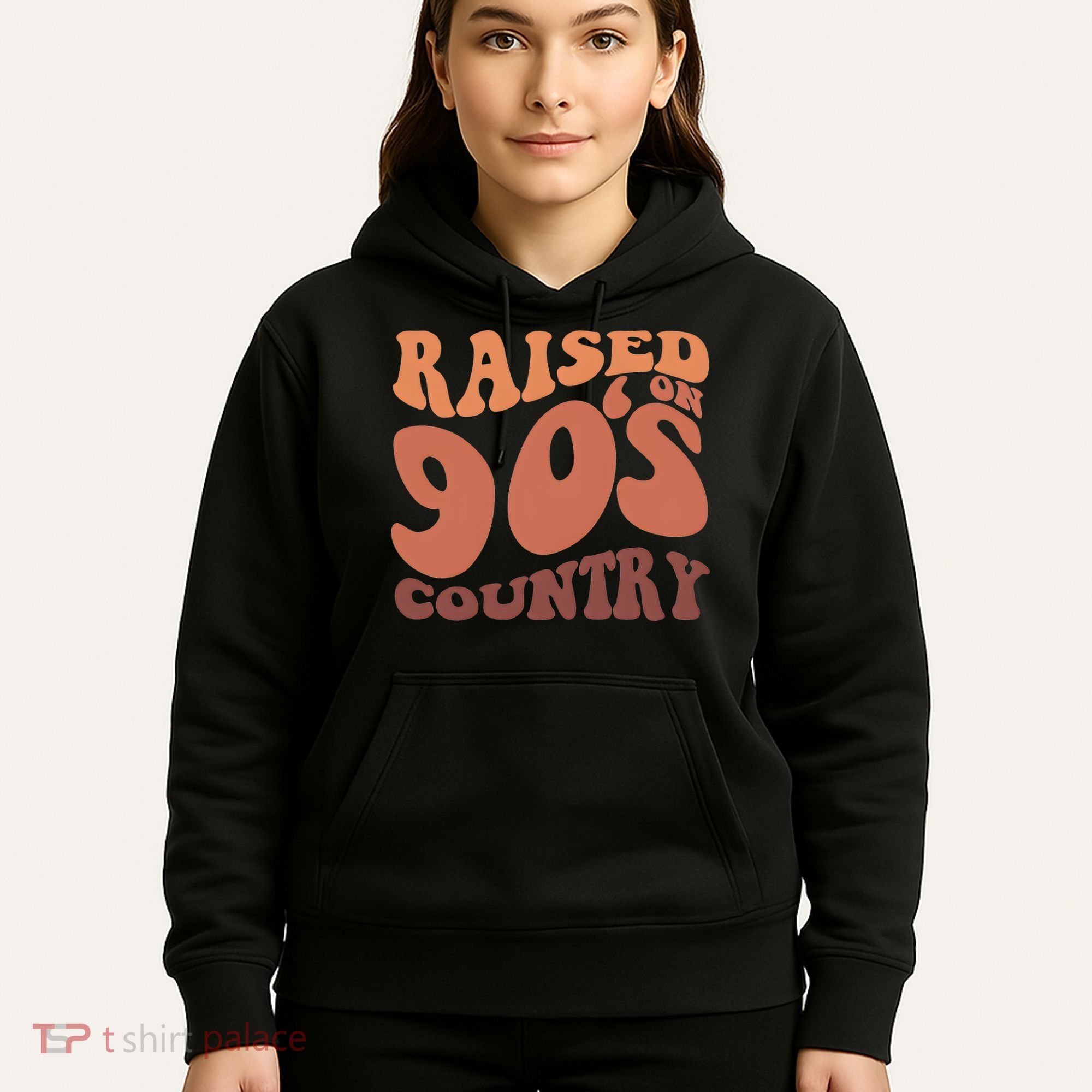 Raised On 90s Country Retro 90S Country Hoodie