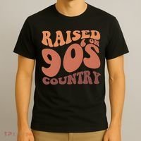 Raised On 90s Country Retro 90S Country T-Shirt thumb 3