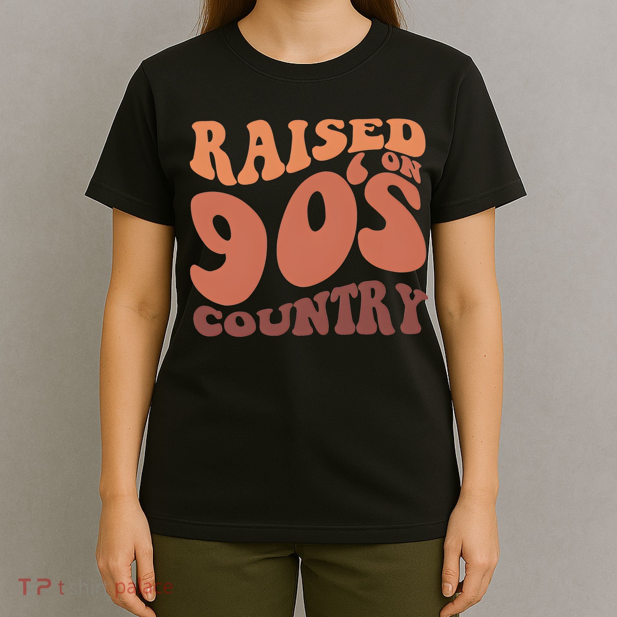 Raised On 90s Country Retro 90S Country T-Shirt