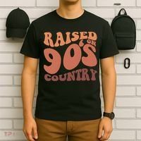 Raised On 90s Country Retro 90S Country T-Shirt thumb 6