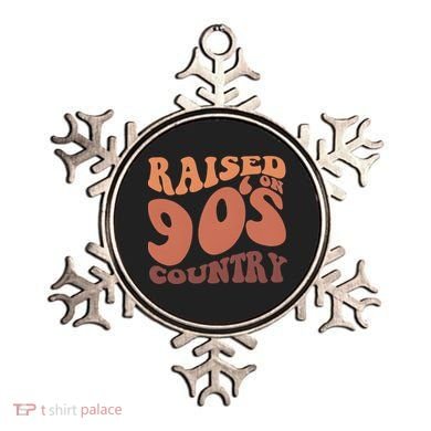 Raised On 90s Country Retro 90S Country Ornament