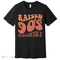Raised On 90s Country Retro 90S Country Premium T-Shirt thumb 0