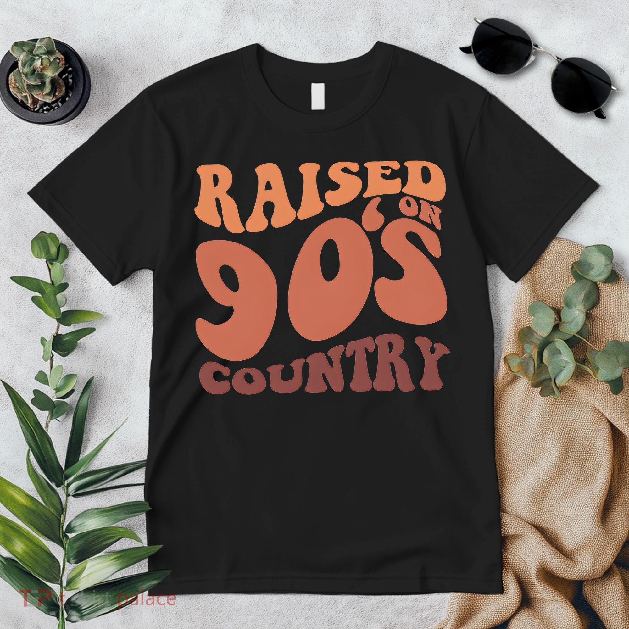 Raised On 90s Country Retro 90S Country Premium T-Shirt