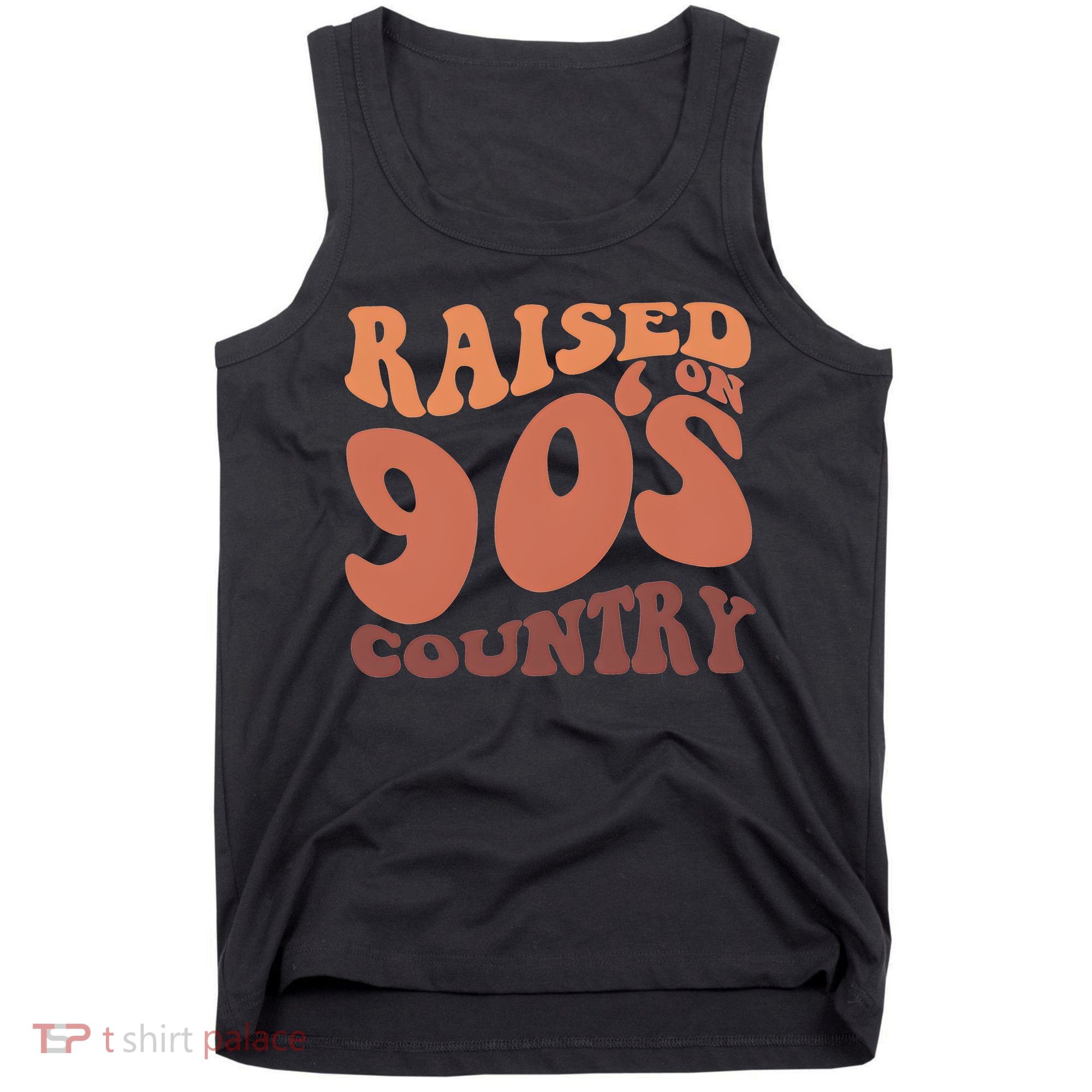 Raised On 90s Country Retro 90S Country Tank Top
