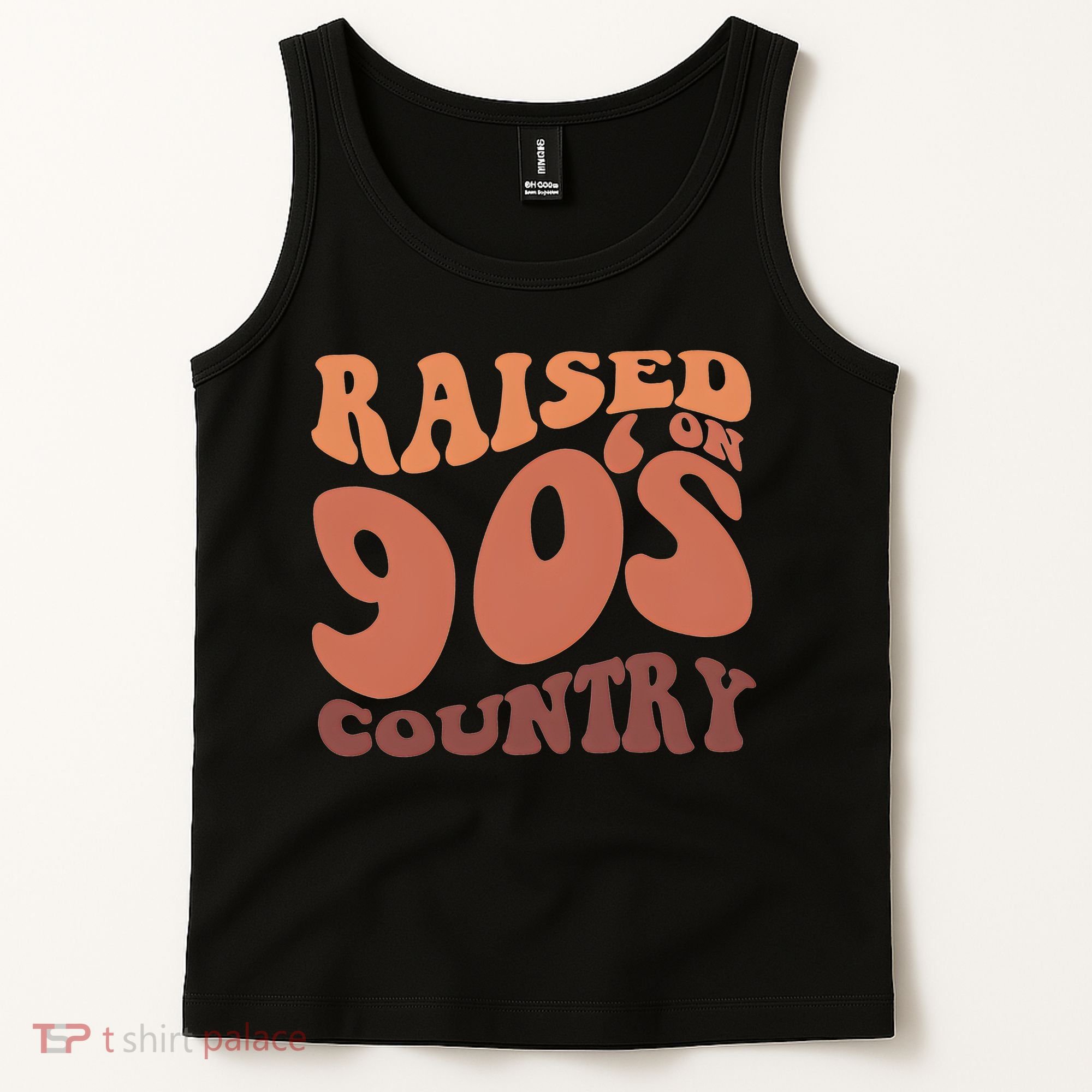 Raised On 90s Country Retro 90S Country Tank Top