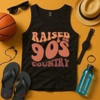 Raised On 90s Country Retro 90S Country Tank Top thumb 4