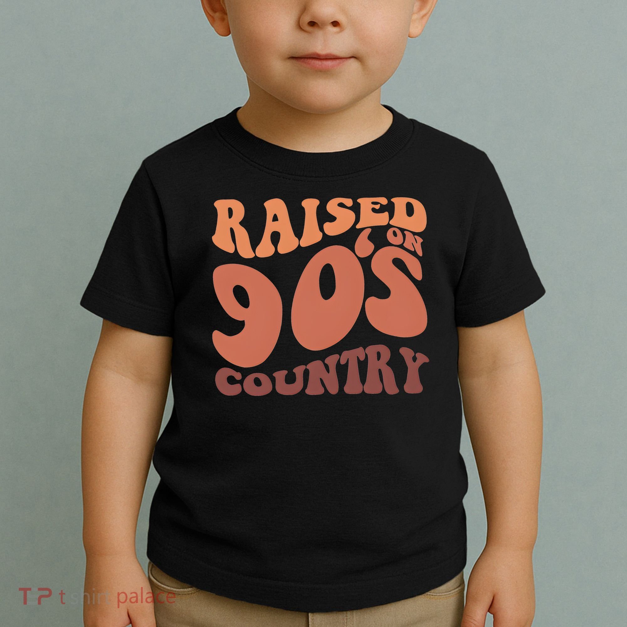 Raised On 90s Country Retro 90S Country Toddler T-Shirt