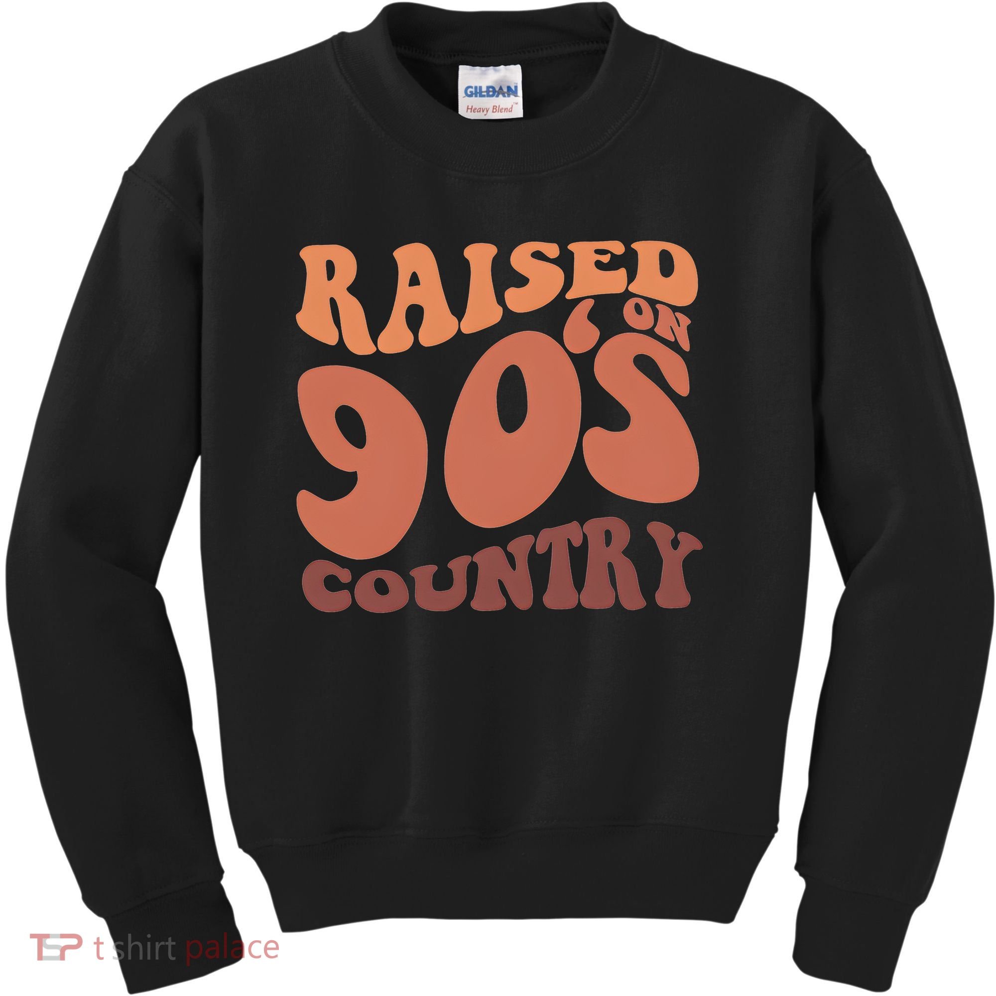 Raised On 90s Country Retro 90S Country Kids Sweatshirt