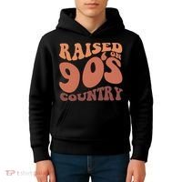 Raised On 90s Country Retro 90S Country Kids Hoodie thumb 4