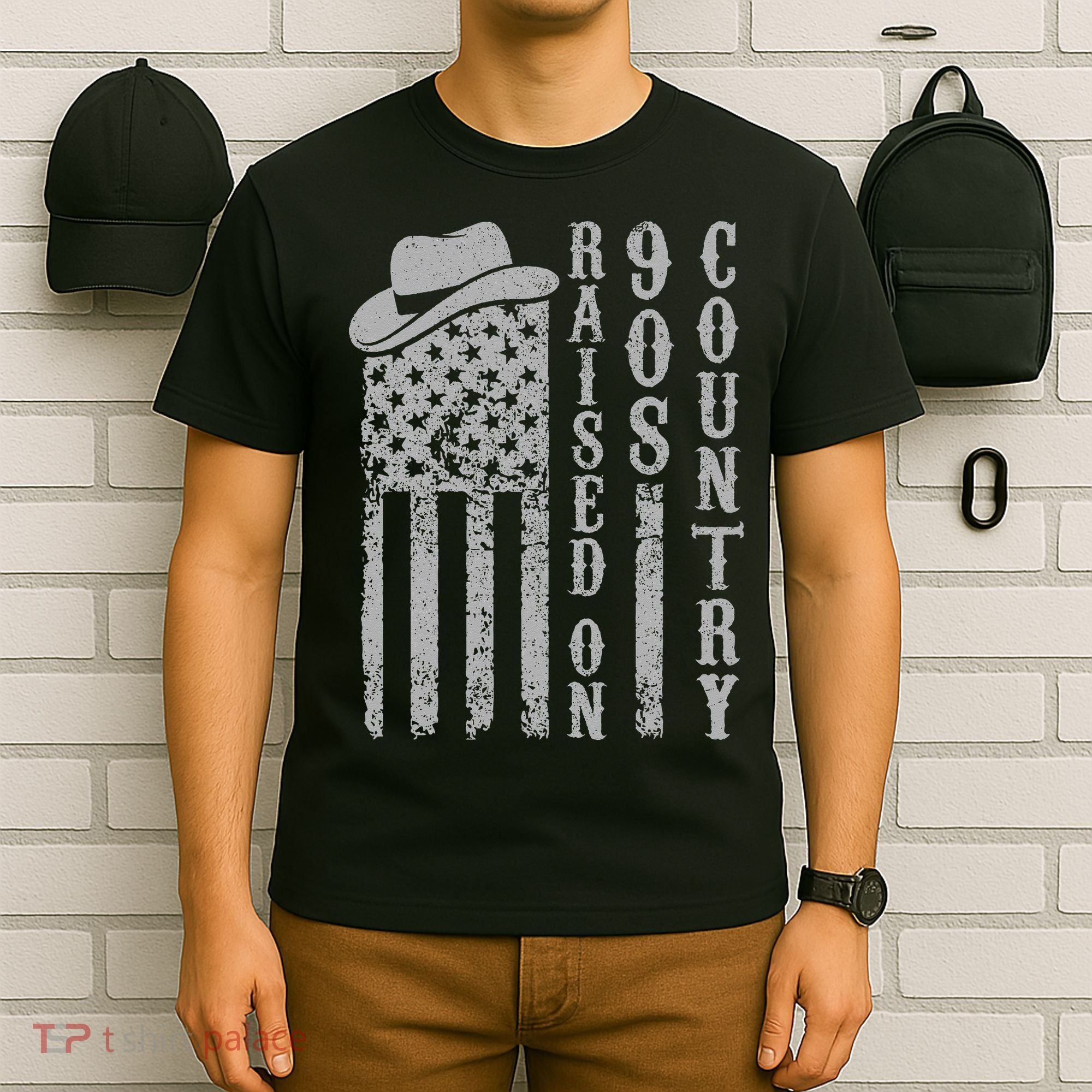 Raised On 90s Country Music  Country Concert Outfit T-Shirt