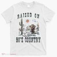 Raised On 90S Country Music Cowgirl Western T-Shirt thumb 0