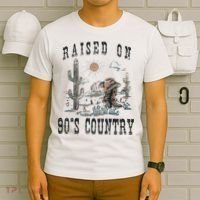Raised On 90S Country Music Cowgirl Western T-Shirt thumb 6