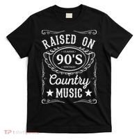 Raised On 90's Country Music Vintage Funny Retro Southern T-Shirt thumb 0